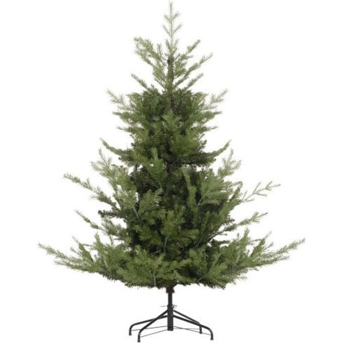 Sapin de Noël artificiel - MUVOE - Nordmann 150 cm - Feuillage dense - 1290 branches - Intérieur vert
