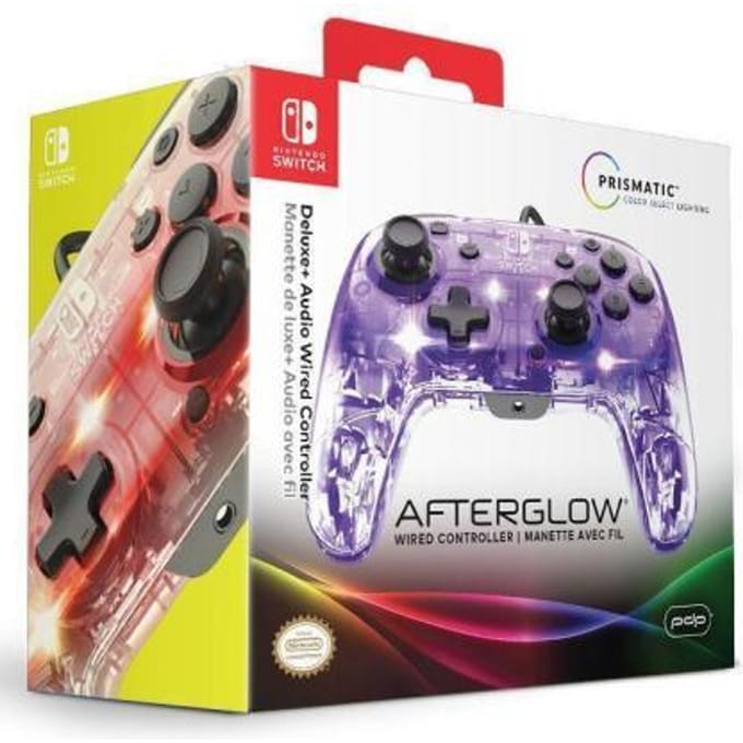 PDP Switch Afterglow Deluxe+ Audio Wired Controller - Wired Controller - Nintendo Switch