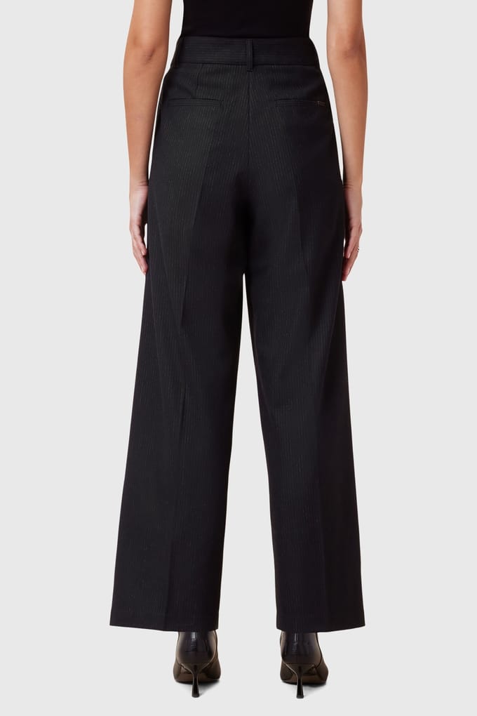 AllSaints Pinnie Trouser Black Taglia: 8 | Pantaloni da completo Outlet | Donna | Nero