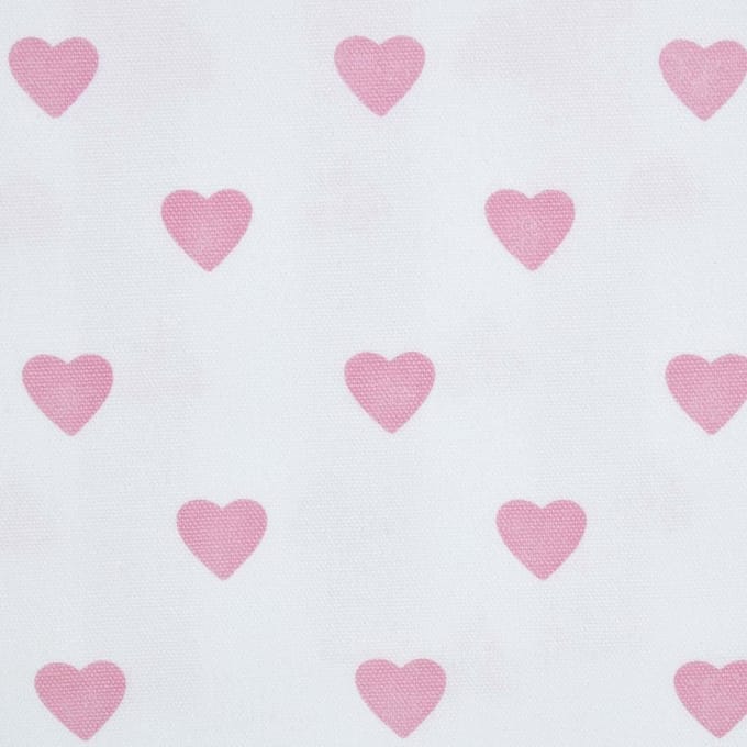 Homescapes stof per meter harten roze 150 cm breed