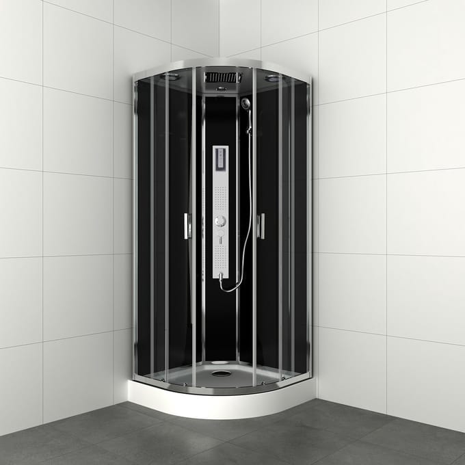 Sanifun complete douchecabine Gipsy 900 x 900 Kitvrij