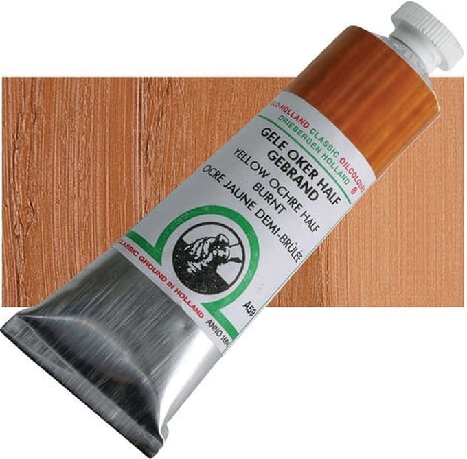 Old Holland Olieverf Yellow Ochre Half Burnt A59 18ml