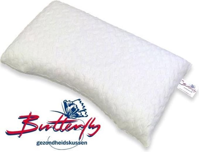 Mahoton - Butterfly kussen - 100% Natuurrubber - MEDIUM - (hoogte 12 cm) - Latex