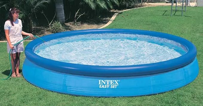 Intex Easy Set Pool - Opblaaszwembad - Ø 396 x 84 cm