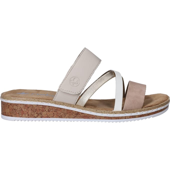 Rieker Slippers F beige - Maat 42