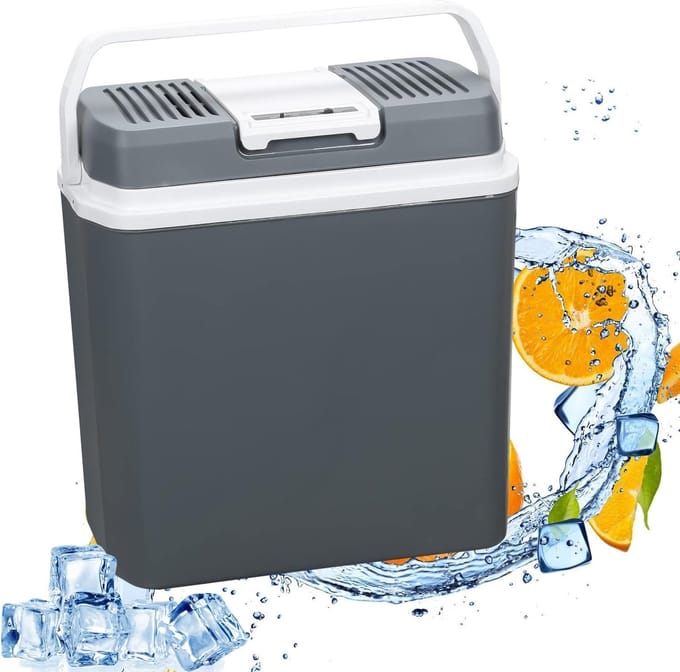 Elektrische Koelbox 32L met Warmhoudfunctie - Ideaal voor Auto, Camping en Thuis