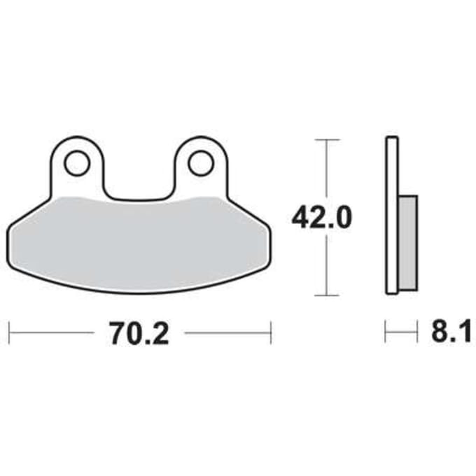 Remblok set, schijfrem TRW MCB779
