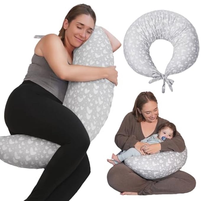 Verstelbaar XXL Voedingskussen voor Moeders – Ergonomisch en Multifunctioneel