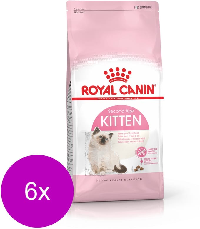 Royal Canin Kitten - Kitten-Kattenvoer - 6 x 400 g