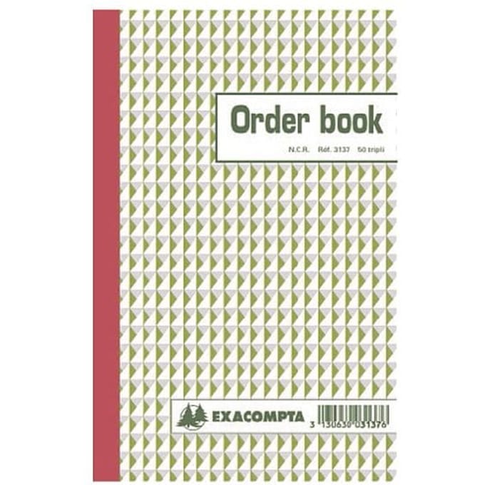 ORDERBOEK 29,7X21 50B TRIPLI