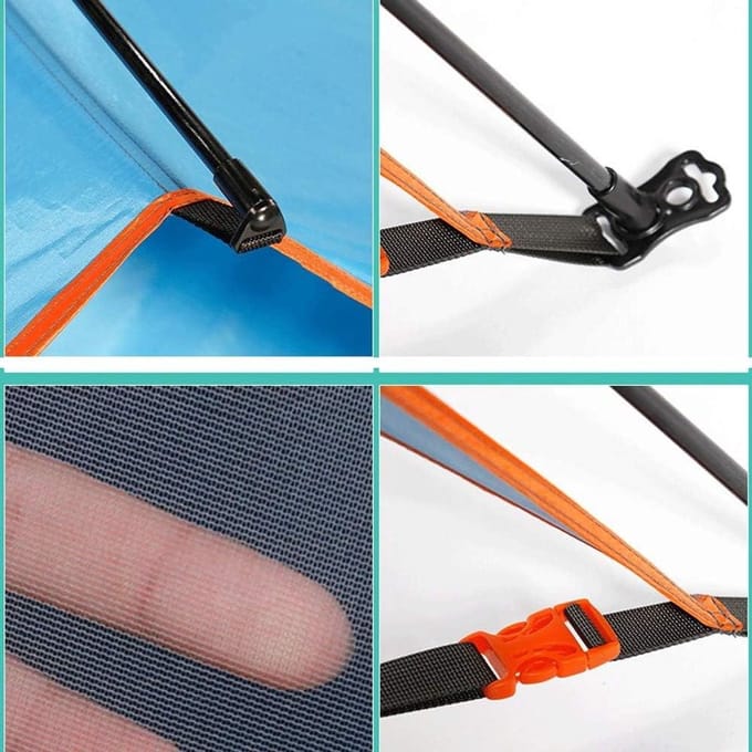 Pop Up Tent - Automatische Tent - Kamperen Buiten - Dubbele Laag - Compact - A