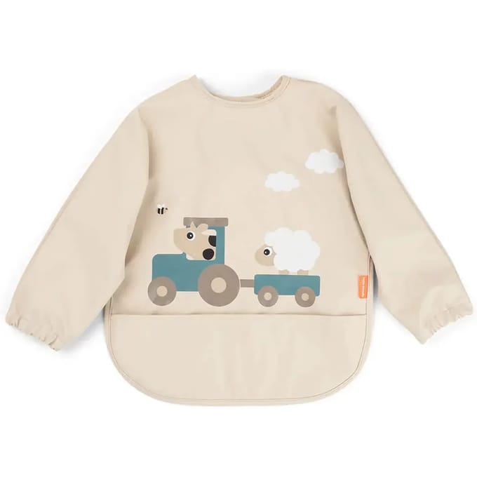 Schort met mouwen en zak baby Done by Deer Tiny farm