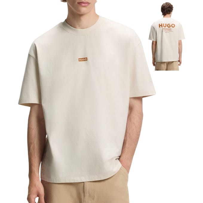 oversized t-shirts van pure katoen model 'Nalono'