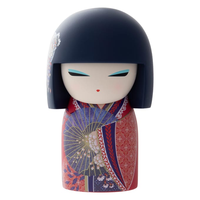 Kimmidoll Kokeshi Pop MAMIKO L TGKFLJP04 (Hoogte 11cm) black