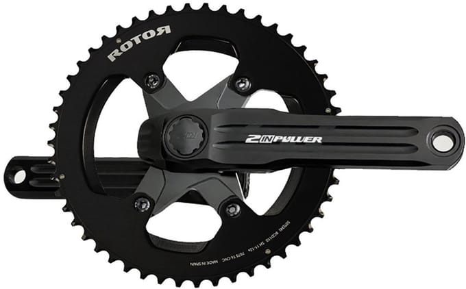 Rotor 2 In Power Sl Crankstel Met Vermogensmeter Zilver 172.5 mm / 52/36t