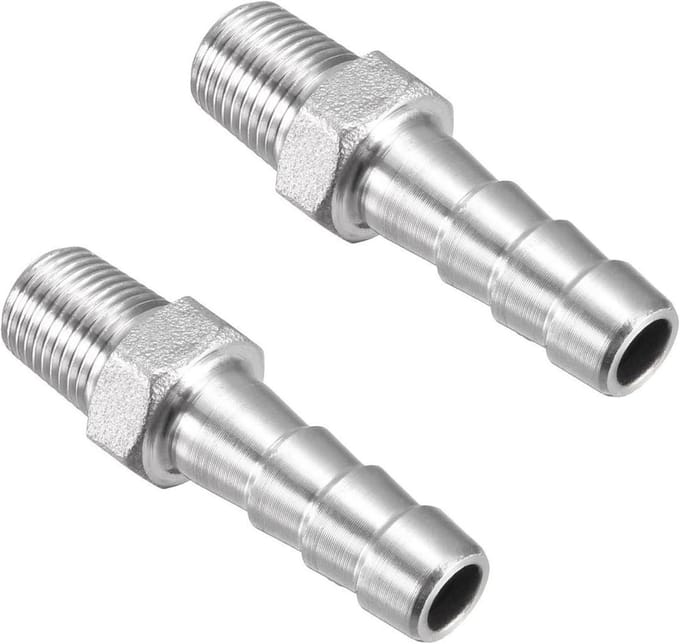 Hose Barb Adapter 8MM OD voor 1/8" BSP Mannelijk Draad - Koppeling, Slangadapter, Tuinaccessoires