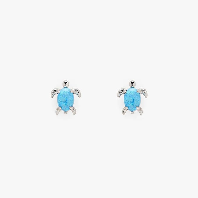 Pura Vida - Opal Sea Turtle - oorbellen