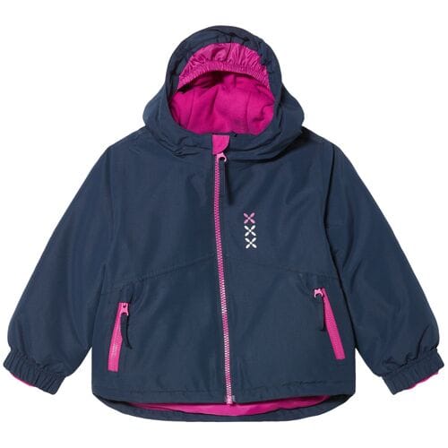 LUPILU Kinderwinterjas (donkerblauw/roze, 86/92)