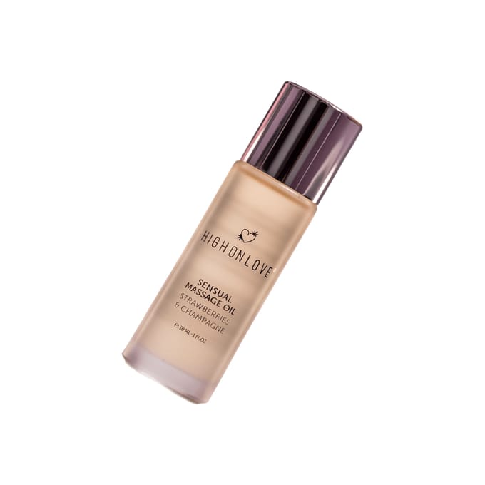 'Massage Oil Strawberries And Champagne Mini', 30 ml