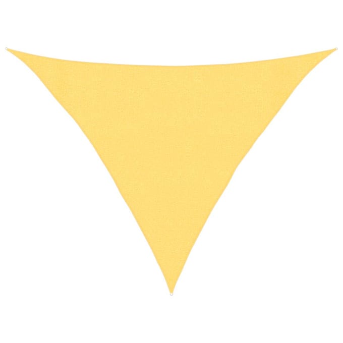 vidaXL - Zonnezeil - 160 - g/m² - 3x3x4,2 - m - HDPE - beige