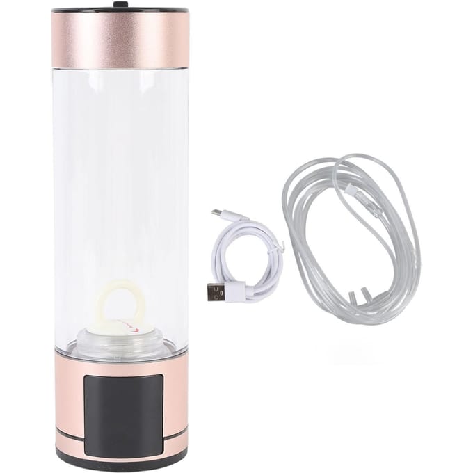 Waterstof Waterfles 400ml 2 Modi Type C 5V Afgesloten Draagbare Waterstof Water Ionisator Machine voor goud