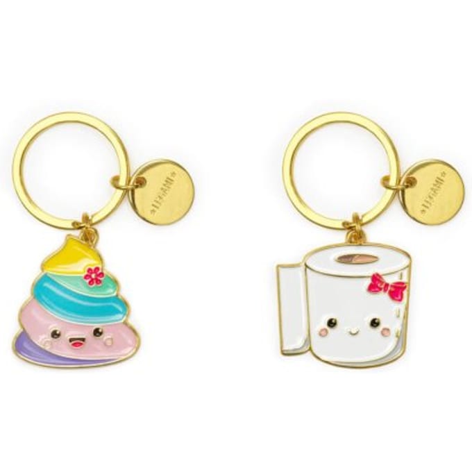 Legami - Sleutelhanger 'What a Key Ring!' - Poo