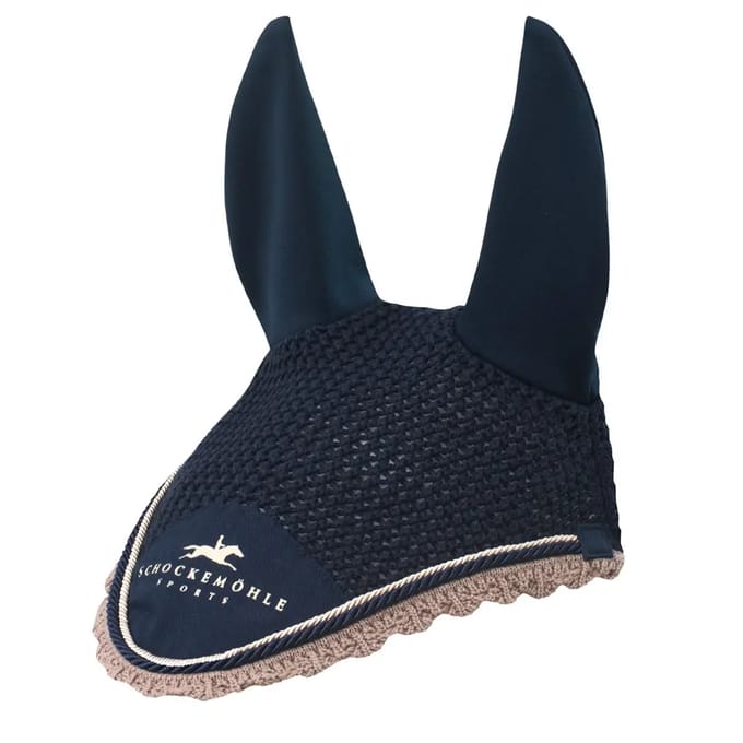 Vliegenmasker voor paarden Schockemöehle Dynamite Fly Veil Logo