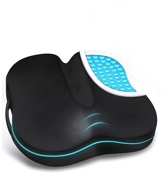 MKSS® Gelkussen voor Zitontlasting - Zitkussen - Ergonomisch Kussen voor Stoel