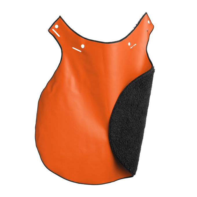 Helmet hood fibre pile