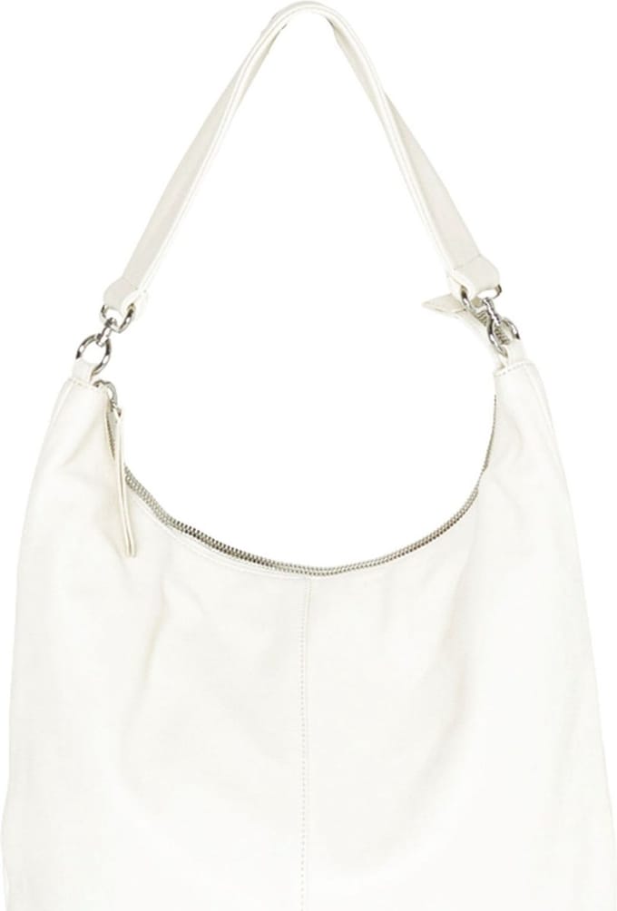 Marc O'Polo Schoudertas Lelle Hobo Bag Chalky Sand Crème