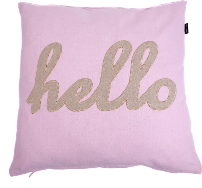 In The Mood Hello Acryl - Sierkussen - Softpink - 50x50 cm
