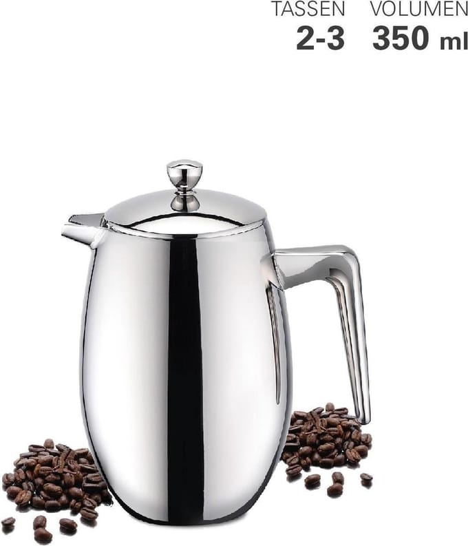 Cafetière, 350 ml, Dubbelwandig – Weis