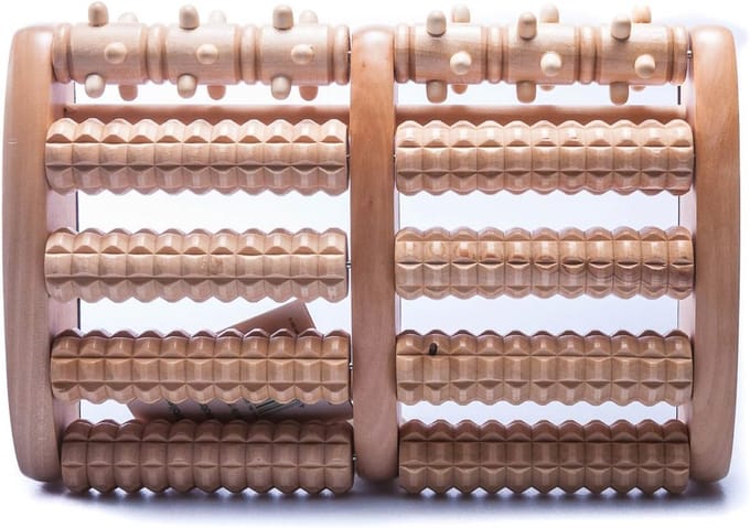 Houten voetmassage roller - Reflexzone massage voor pijnverlichting en ontspanning