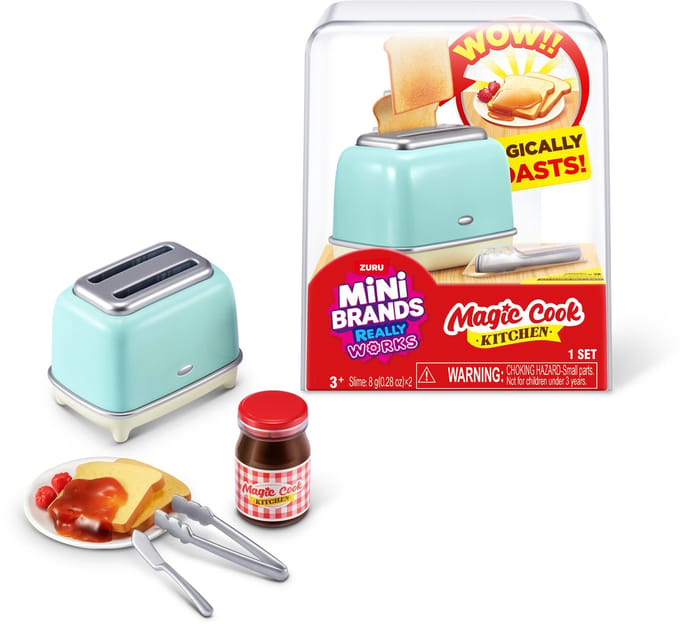 Zuru speelgoed broodrooster mini keuken UV-licht echt werkend.