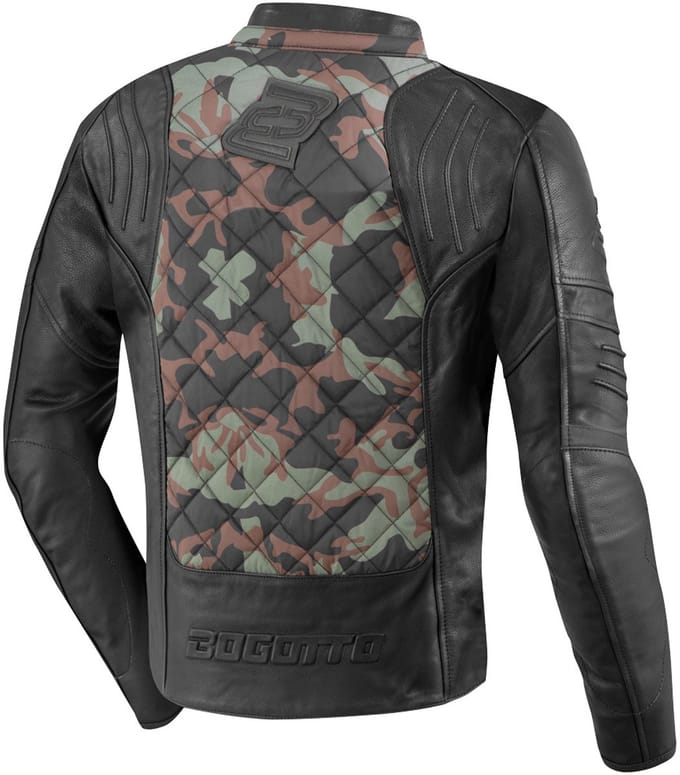 Bogotto Radic Leren / Textiele Motorjas Groen - Jas