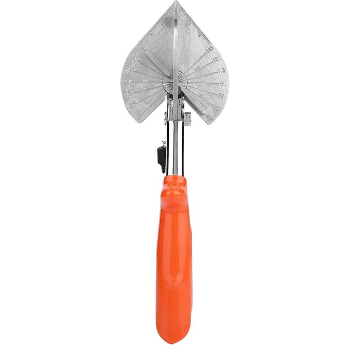 Multifunctionele Verstelbare Hoek Schaar Knipschaar Multi Hoek Kabelgootknipper (Oranje Handvat) gray