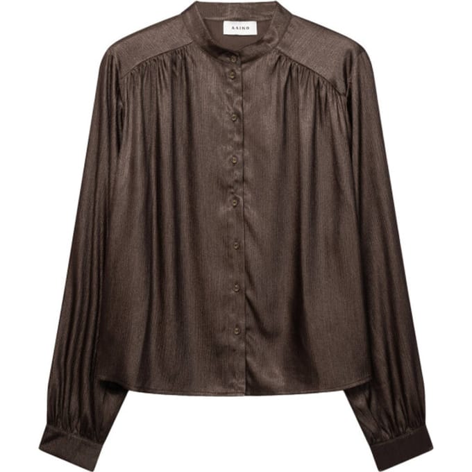 AAIKO Liv Pes 516 Dames - Jurken - Bruin - Maat M