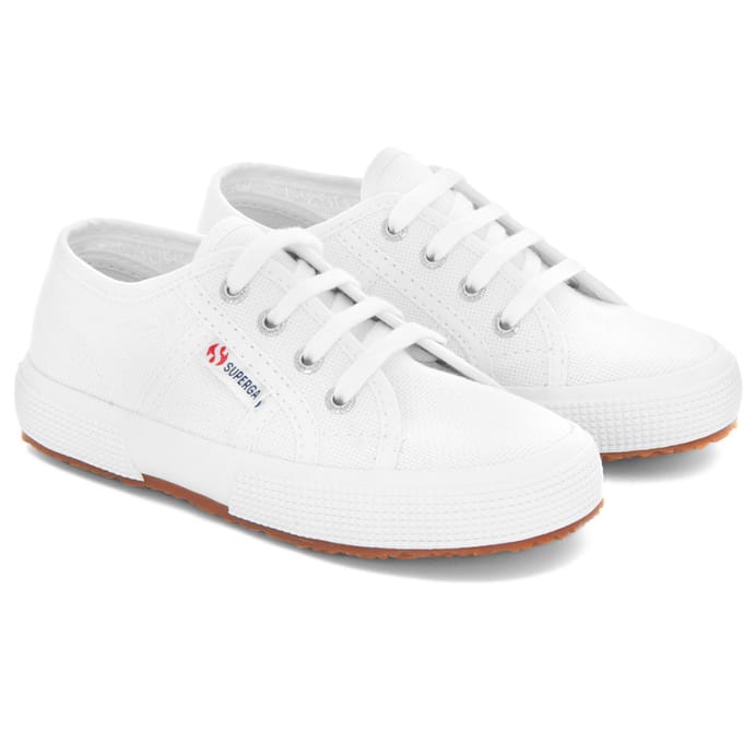 Superga Kinderen/Kinderen 2750 Jcot Leather Trainers (Wit)