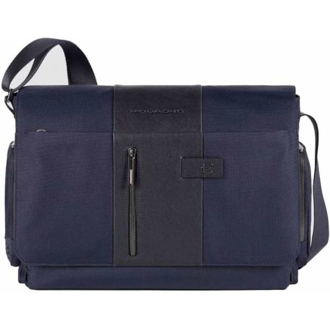 Zak Piquadro Brief 2 Messenger Blue - CA1592BR2-BLU