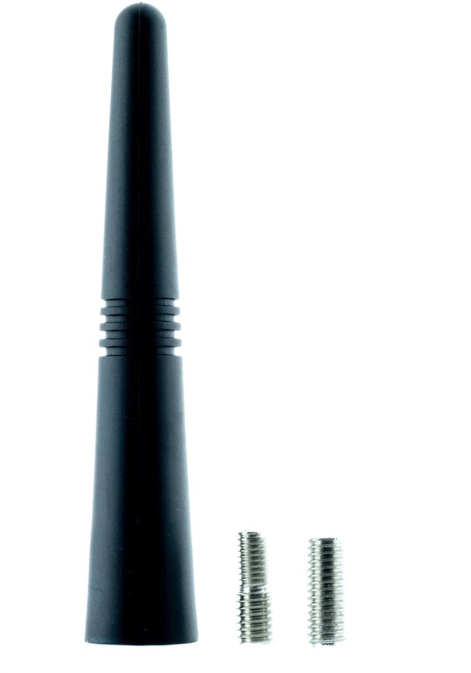 Einparts Autoradioantenne Universeel Fm Am 9Cm Met Verloopstuk M5 M4