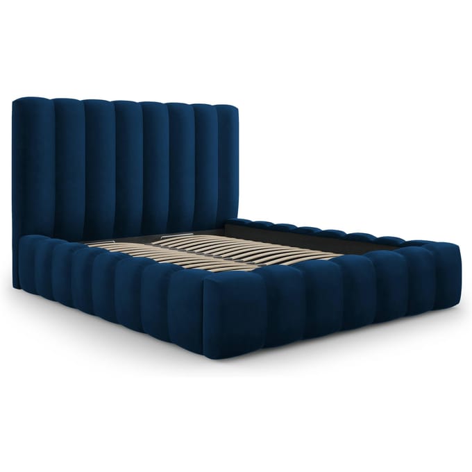 Bed frame Gina velvet met opbergruimte | Milo Casa
