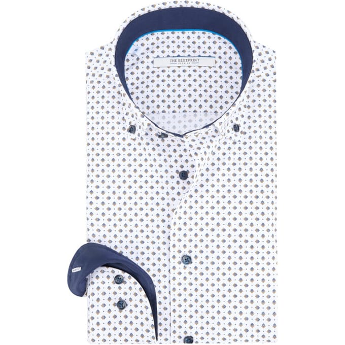The Blueprint trendy overhemd met lange mouwen