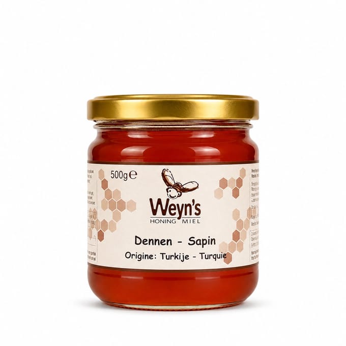 Dennenhoning - 500g - Weyn's - Honing vloeibaar