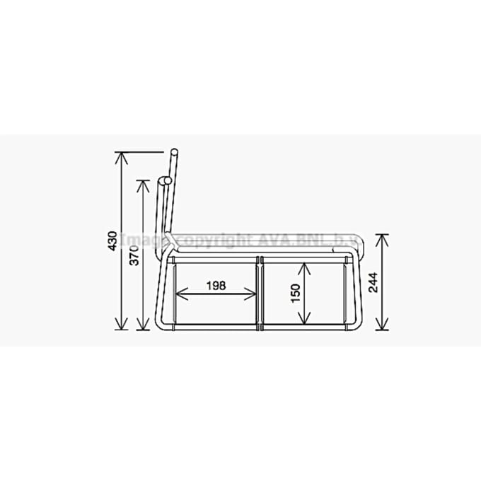 Warmtewisselaar, interieur verwarming HIGHWAY AUTOMOTIVE SC6048