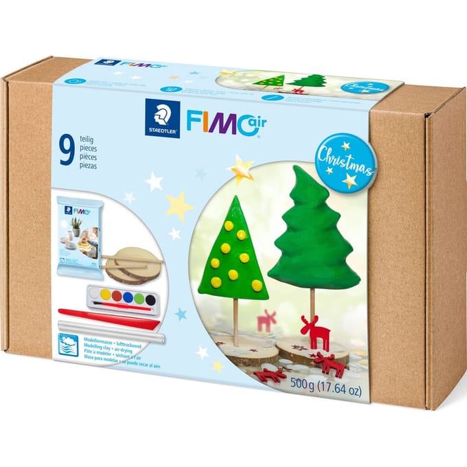 FIMOair - luchtdrogende boetseerklei - set Christmas