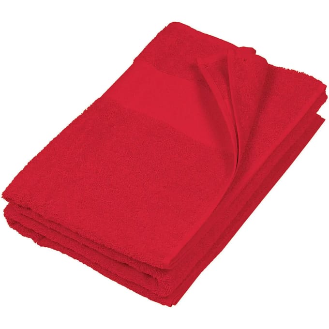 Bad Unisex One Size Kariban Red 100% Katoen