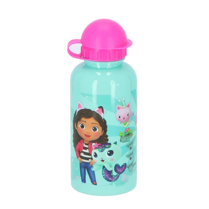 Gabby's Poppenhuis drinkfles aluminium voor kinderen 400 ml.