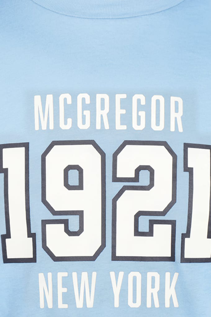 McGregor T-shirt Sky Blue Größe: S | Bedruckte T-Shirts Outlet | Herren | Blau