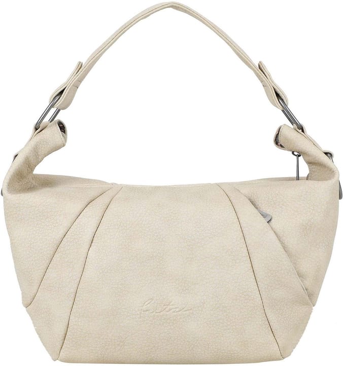 Fritzi aus Preußen schoudertas Croissant Hobo Bag Grainy Light Beige