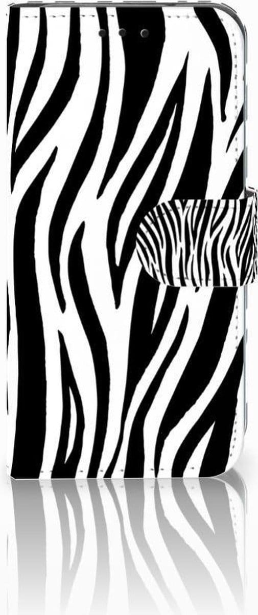 Samsung Galaxy S10e Telefoonhoesje met Pasjes Zebra